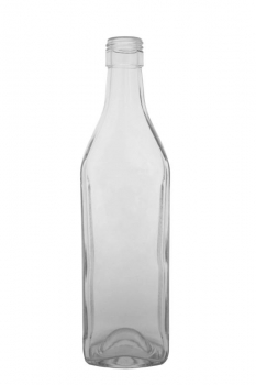 Spirit-Spar-Flasche 500ml weiss BVS, Mündung PP31,5  Lieferung ohne Verschluss, bei Bedarf bitte separat bestellen!
